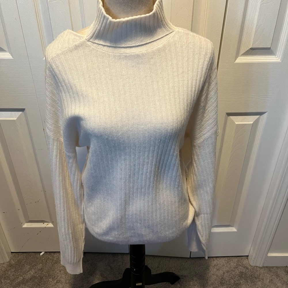 Naadam size L wool / cashmere reversible cardigan New With Tags